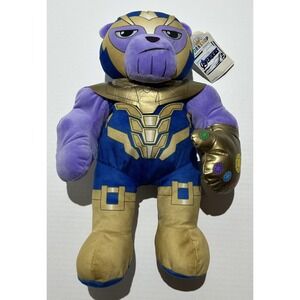 Build A Bear Thanos 16" Inch Plush Figure Avengers Endgame Marvel Disney NWT